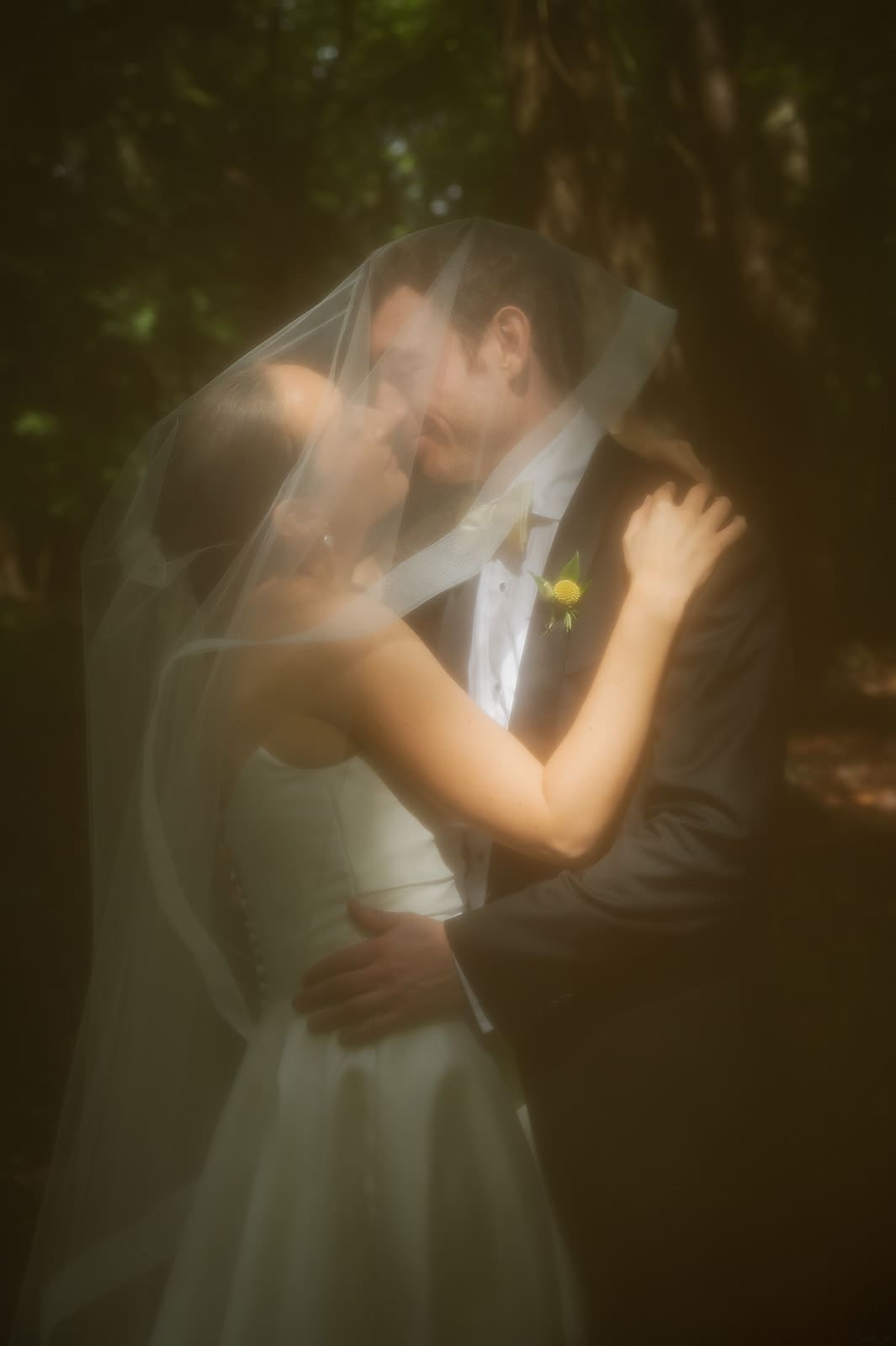 dreamy wedding photo